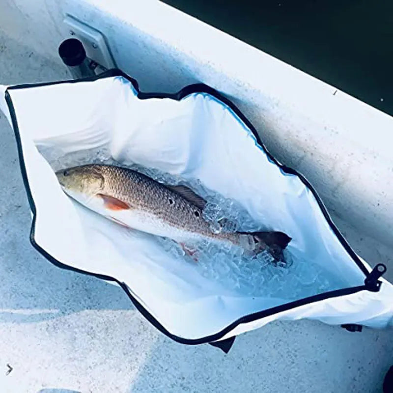 Insulated Fish Cooler Bag Leakproof Portable Tote Gear