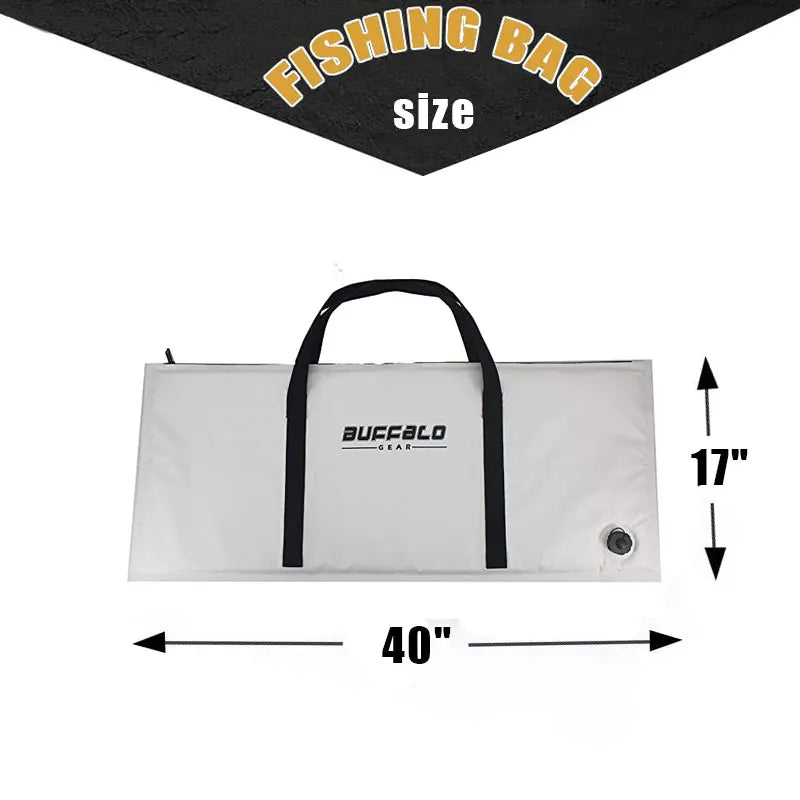 Insulated Fish Cooler Bag Leakproof Portable Tote Gear