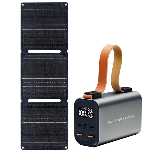 ALLPOWERS Power Bank PB 100W Solar Charger For Laptop