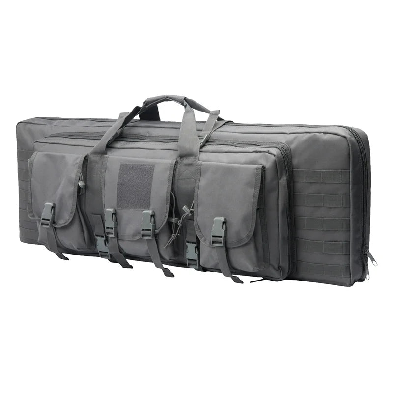 LQARMY Tactical Double Rifle Case Molle Sniper Airsoft Bag