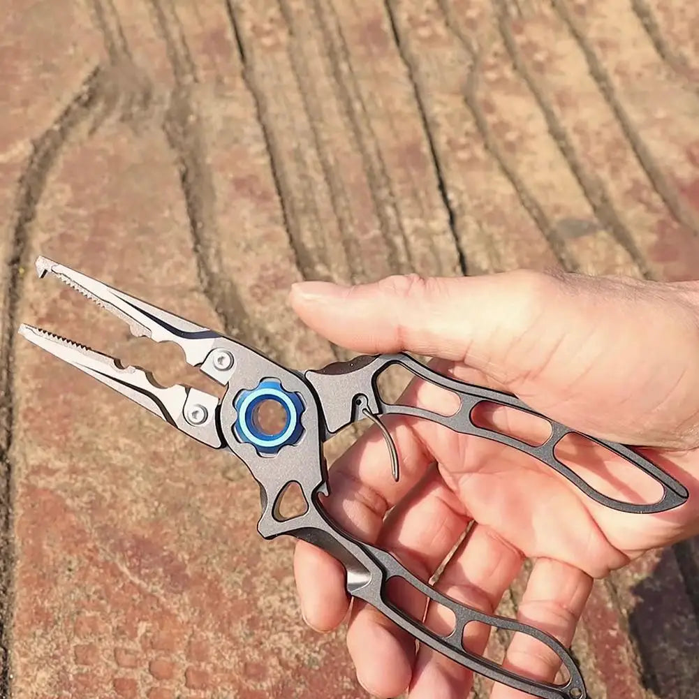 Fish Hook Remover Fishing Pliers Braid Line Cutter Tool