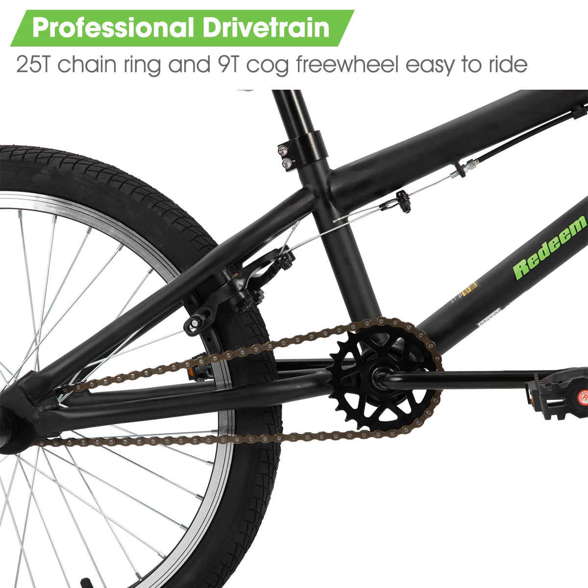 JoyStar Freestyle Kids BMX Bike With 360 Gyro Pegs Pro