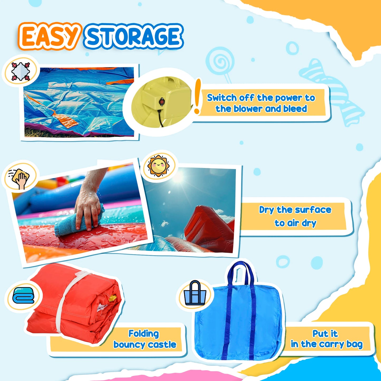 Design Inflatable Castle Trampoline With Slides And Climbing
