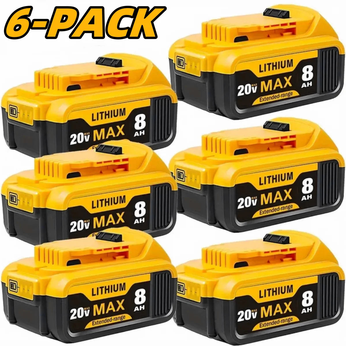 Blawhi 20V 8Ah Replacement Battery for Dewalt DCB200