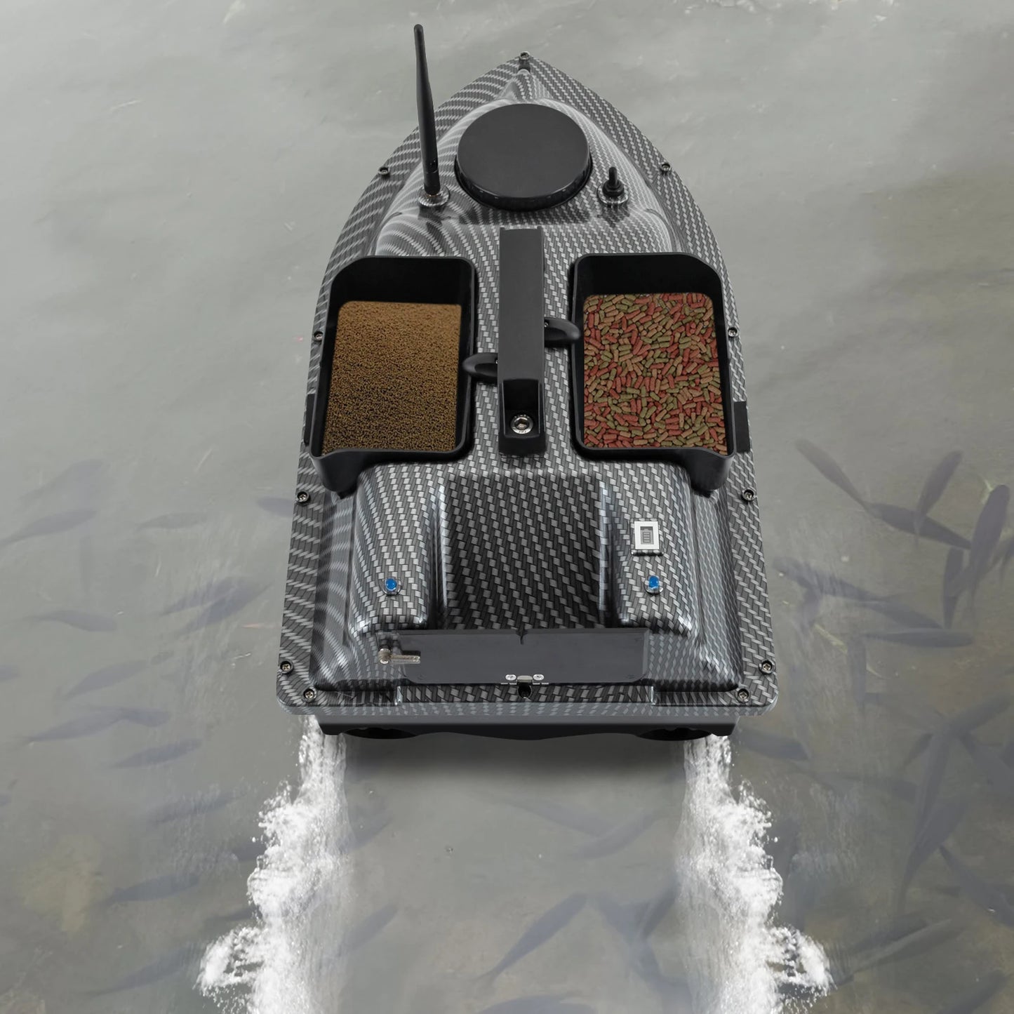 GPS Fishing Bait Boat Remote Control Dual 390 Motors