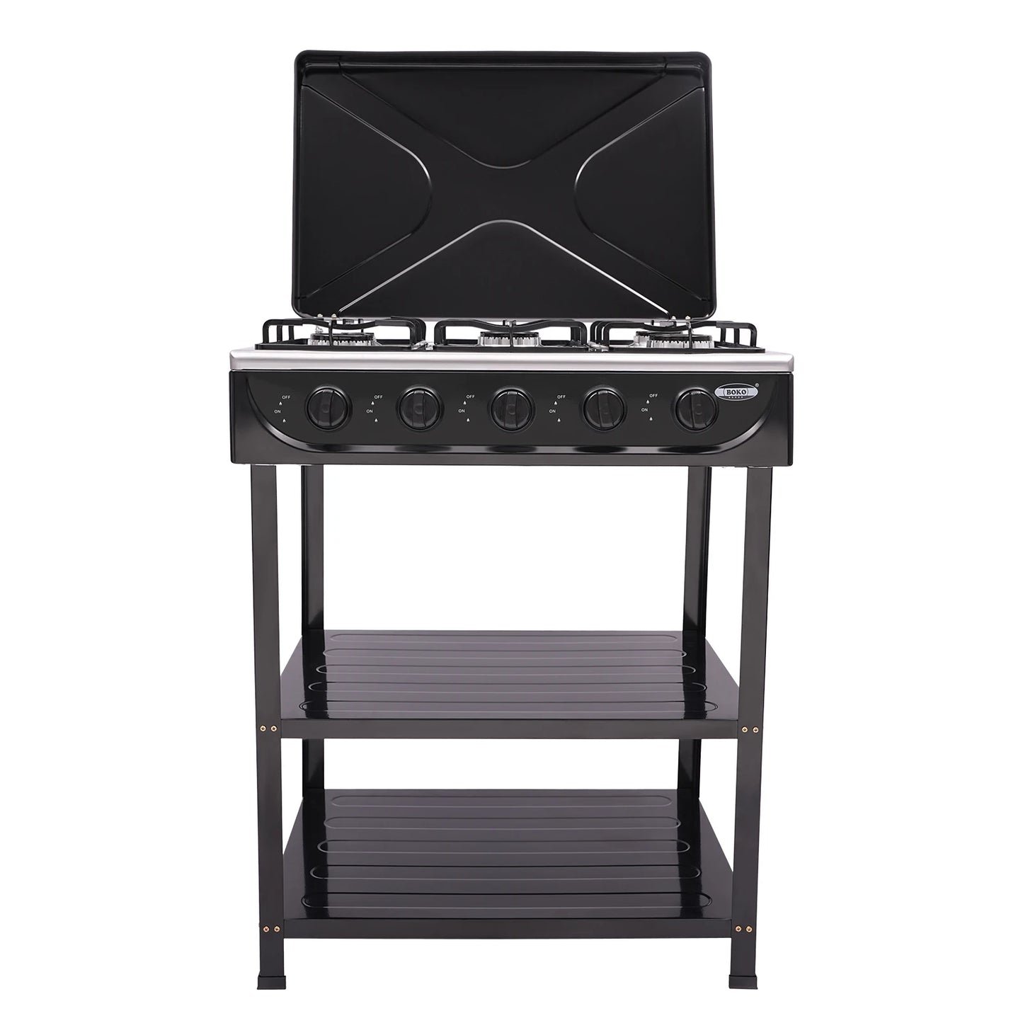 Five Burner Outdoor Gas Stove For Camping And BBQ Grill