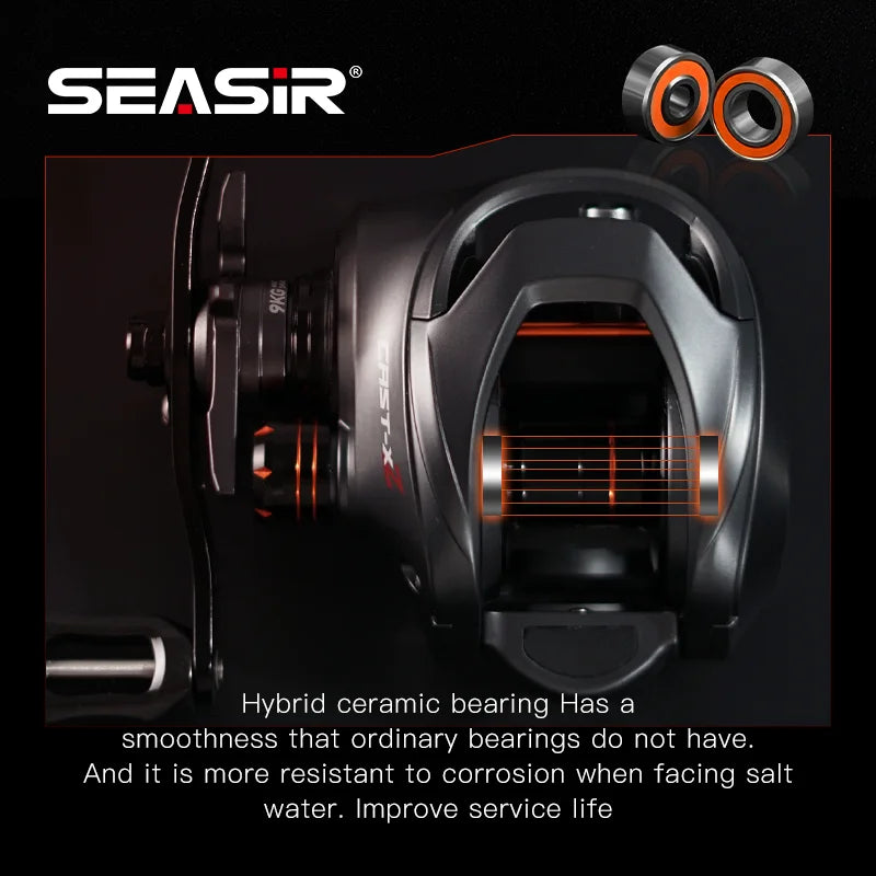 SeaSir Cast X2 Baitcasting Reel 7 3 1 Hybrid Ceramic