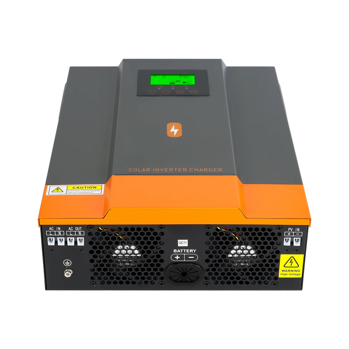 PowMr MPPT 80A Solar Charger 3000W Inverter DC 24V LCD
