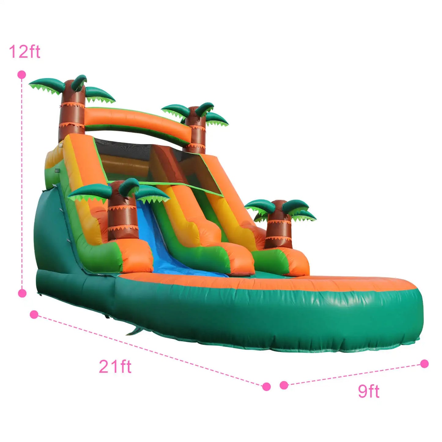 King Inflatable Water Slide Pool Bounce House For Outdoors