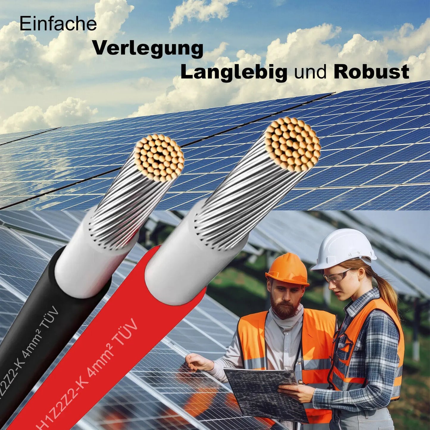 PowMr Solar Cable for Photovoltaic Systems TUV Certified