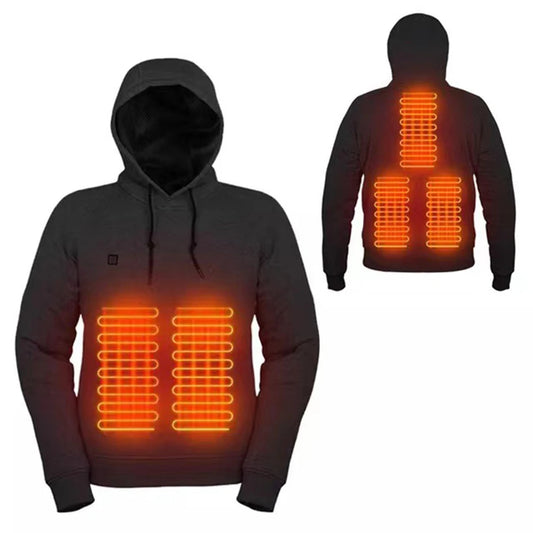 APWIKOGERCN Heated Jacket 5 Zones USB Rechargeable Unisex