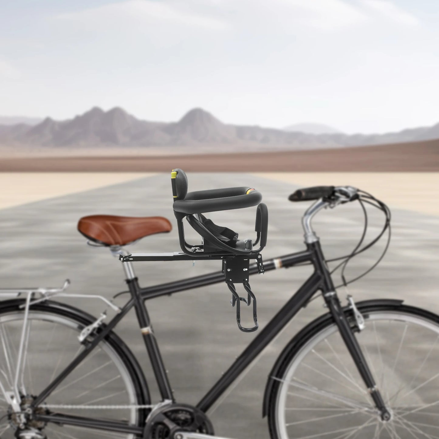 CNCEST Front Mounted Child Bike Seat for Mountain Bikes