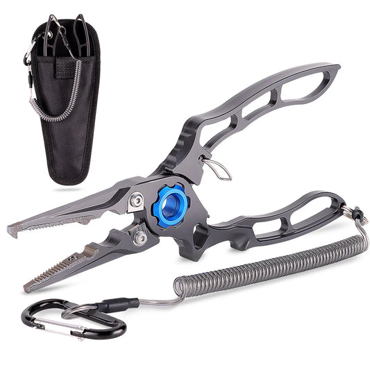 Fish Hook Remover Fishing Pliers Braid Line Cutter Tool