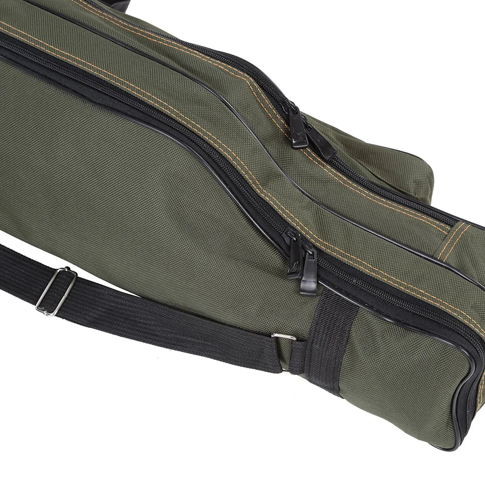 Hign Concerned Portable Folding Fishing Rod Carrier Canvas