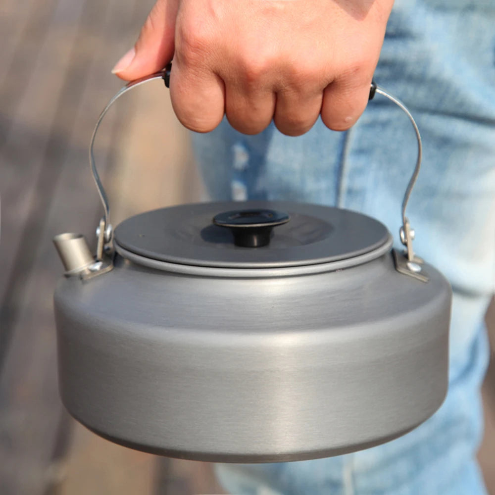 Can Hold Boiling Water Portable Aluminum Kettle For Camping