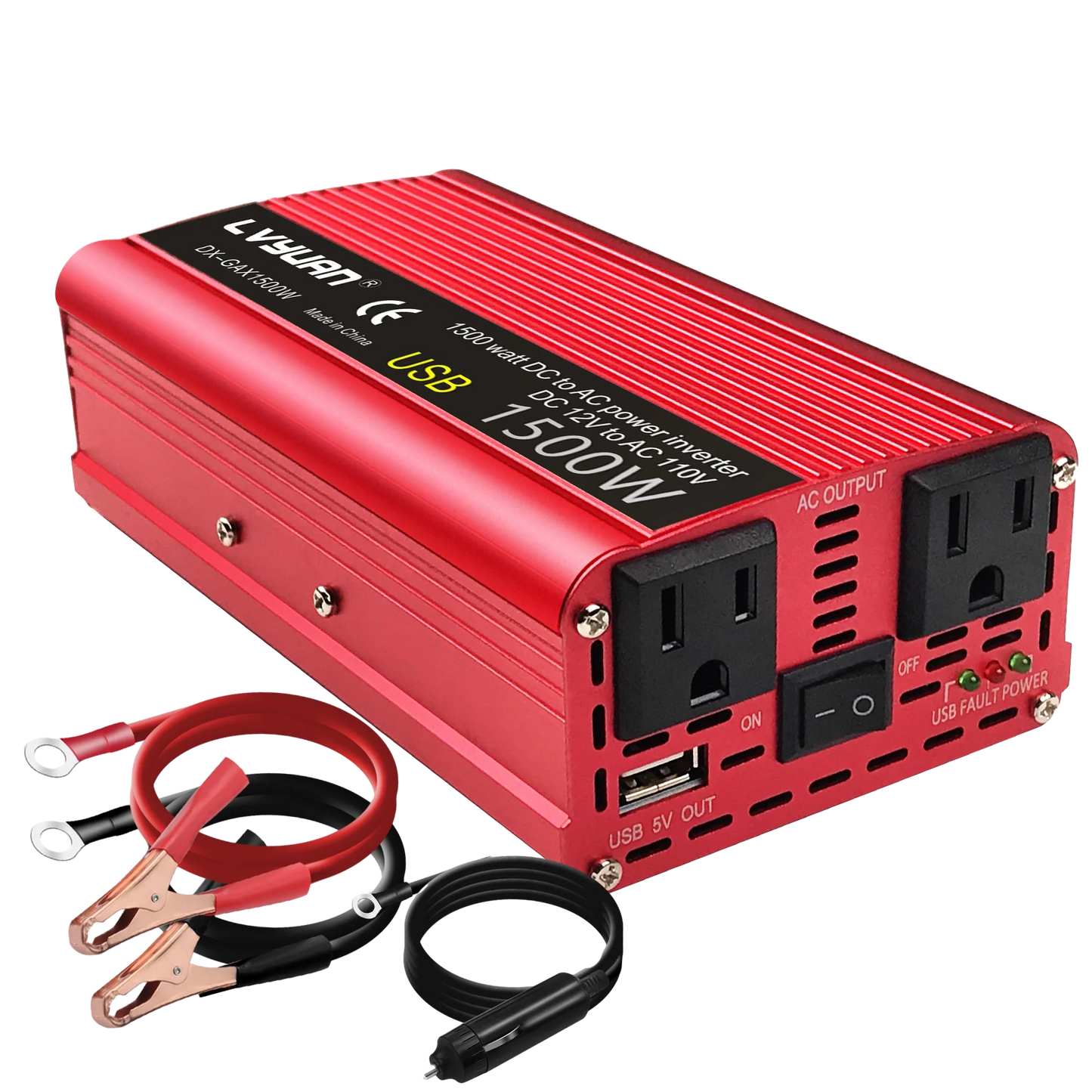 Foval DC To AC Inverter 1500W 2000W 2600W For Vehicles