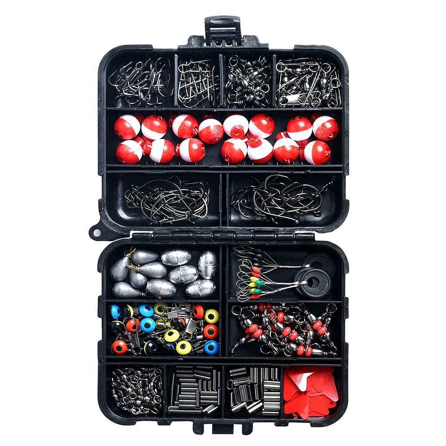 Docooler 263Pcs Fishing Accessories Kit With Tackle Box