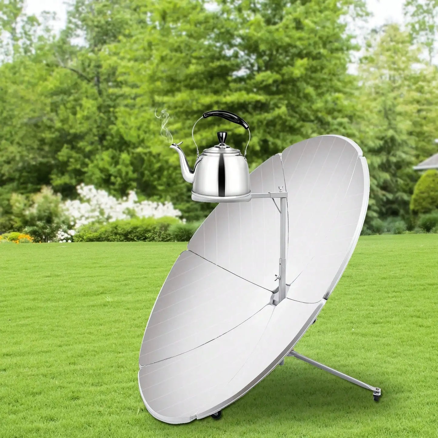 Solar Parabolic Cooker Sun Oven Camp Stove Outdoor Cooking