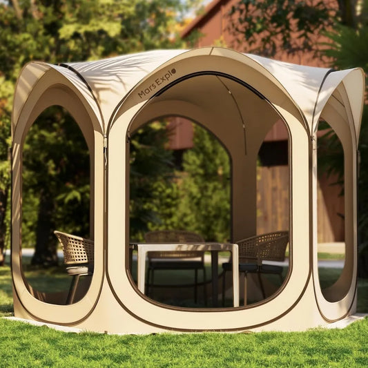 XMSJ Screen Pop Up House Tent Canopy Sun Shade Shelter