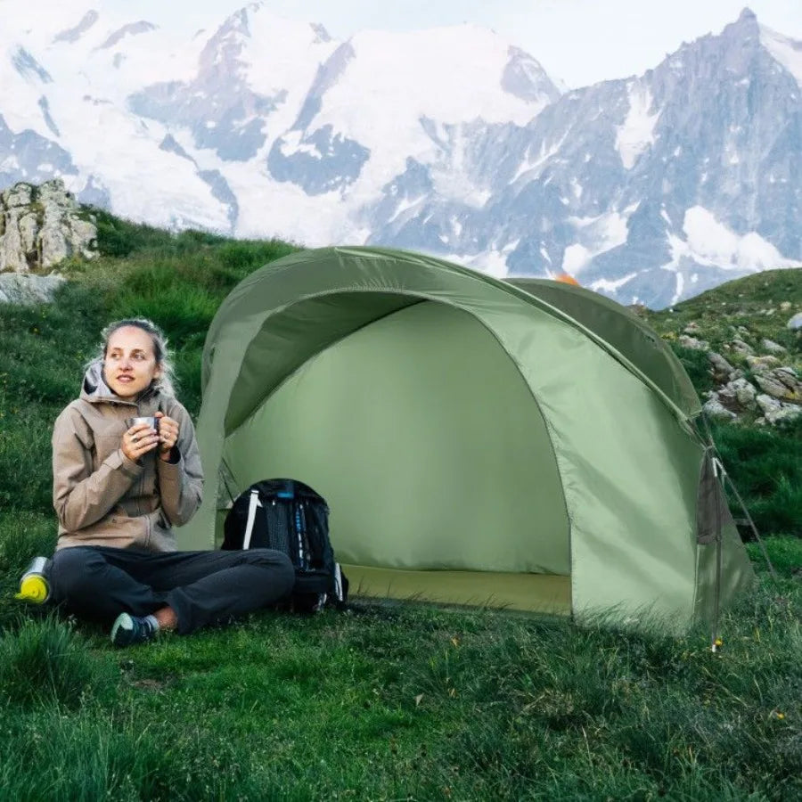 Electric One Person Cot Elevated Tent With External Cover