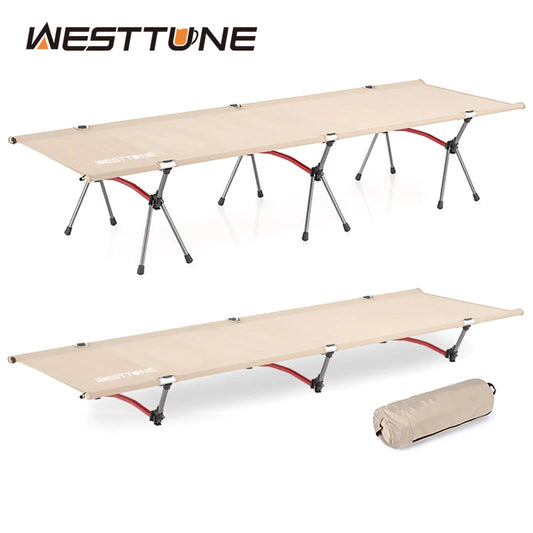 West Tune Camping Cot With Leg Extenders Ultralite Aluminum