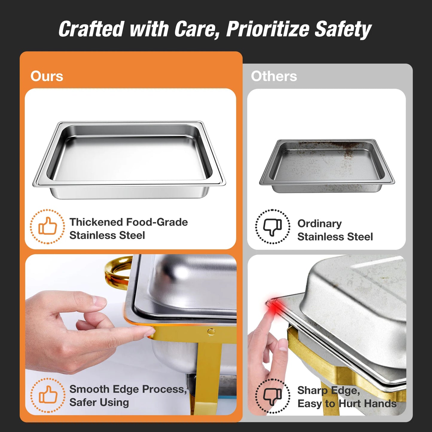 Trail Harbor Outdoors Stainless Steel Camp Stove Chafer