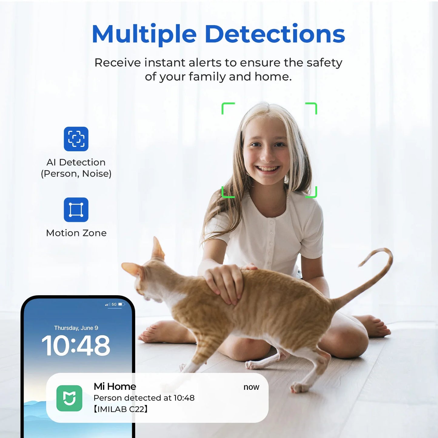 IMILAB C22 AI Detection Indoor Security Camera 3K WiFi6