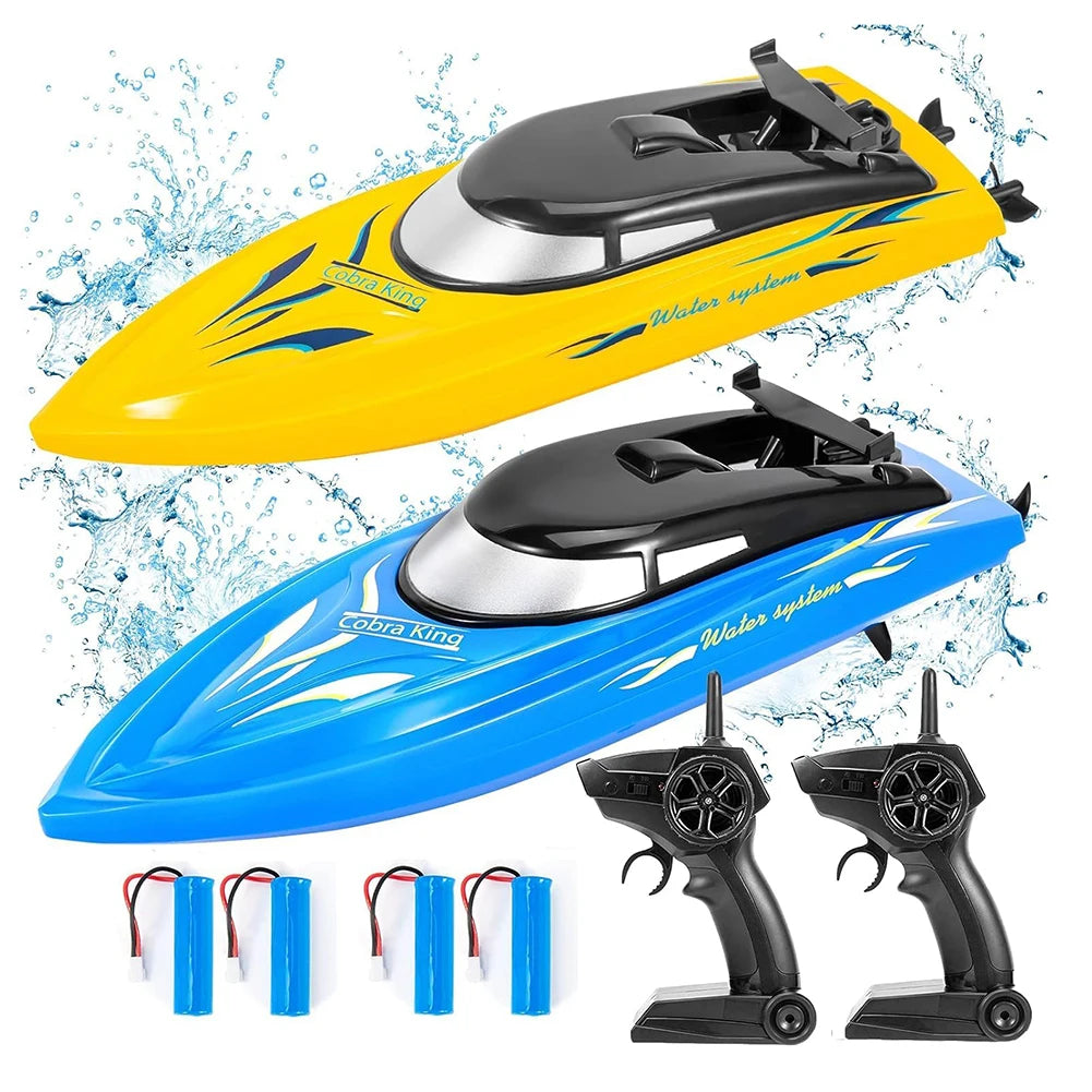 HobbyLane 2 Pack RC Boat 24Ghz High Speed Racing Boats