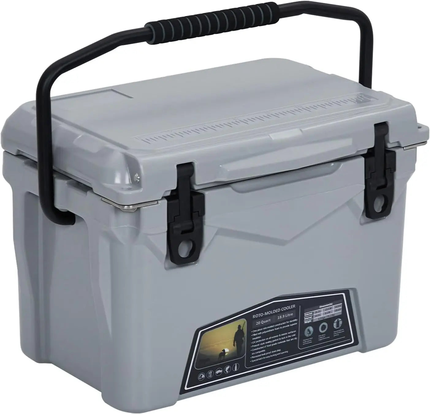 HiMISSH Ice Cooler With Cup Holder And Bottle Openers