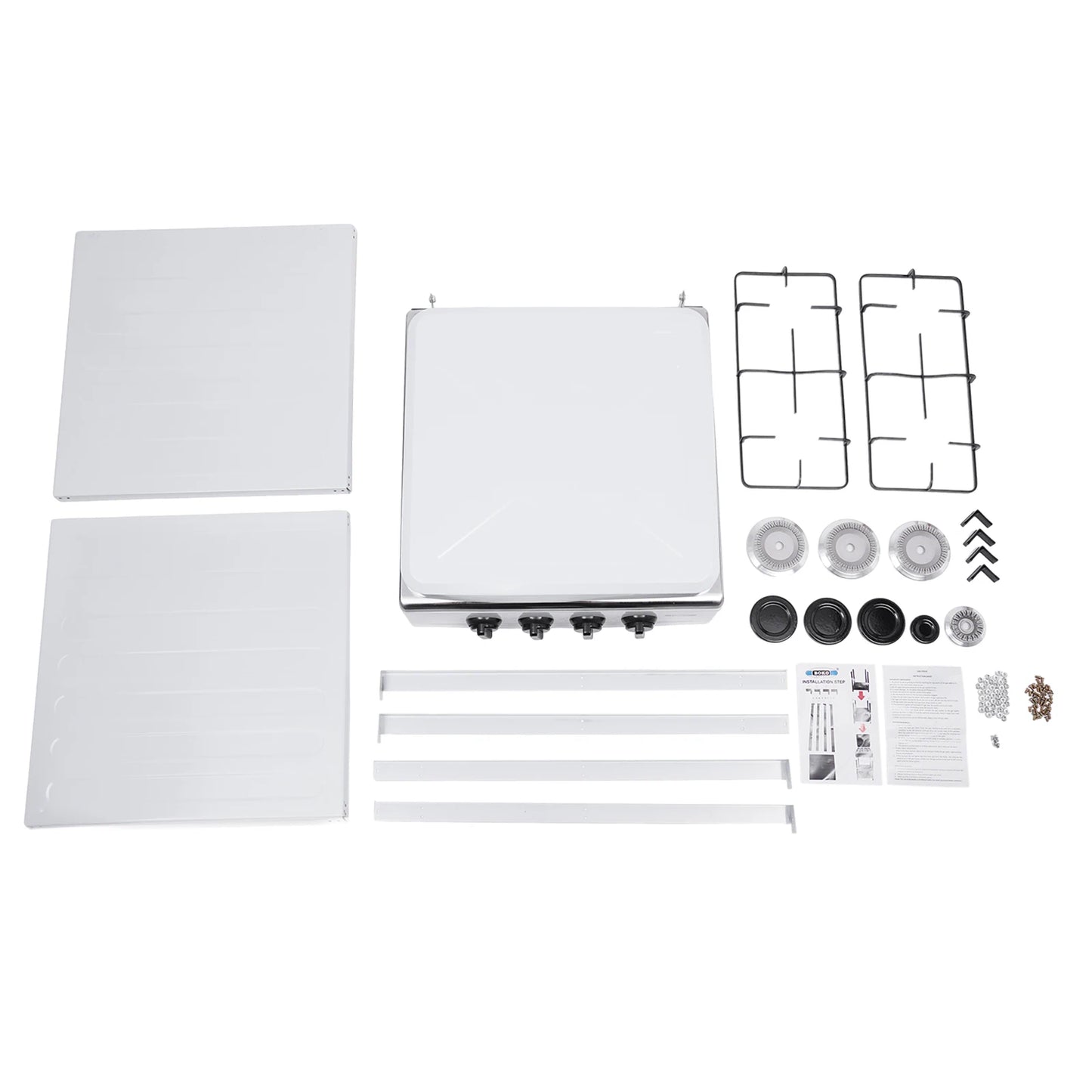 Four Burner Portable Gas Stove With Independent Control