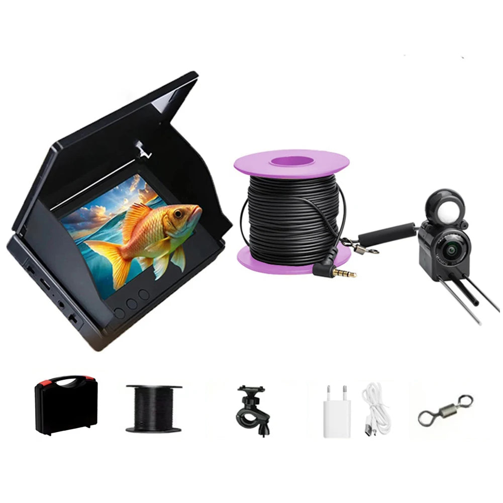 APWIKOGERH Underwater Fishing Camera With IPS Monitor