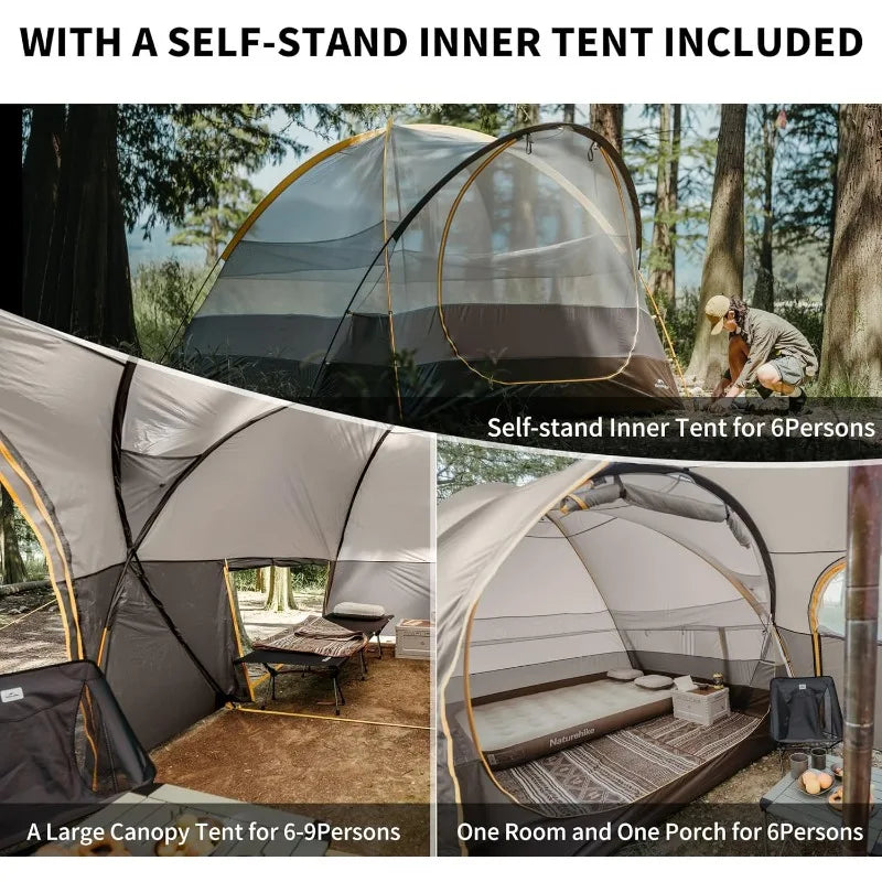 YTYIN Naturehike Massif Hot Tent With Stove Jack 4 Season