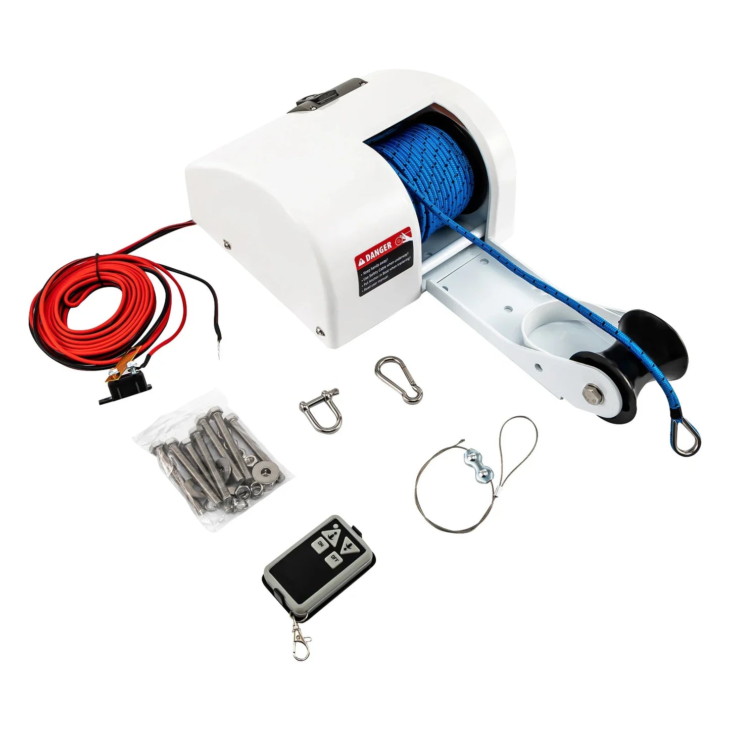 Electric Anchor Winch 12V 45LBS With Remote Controller