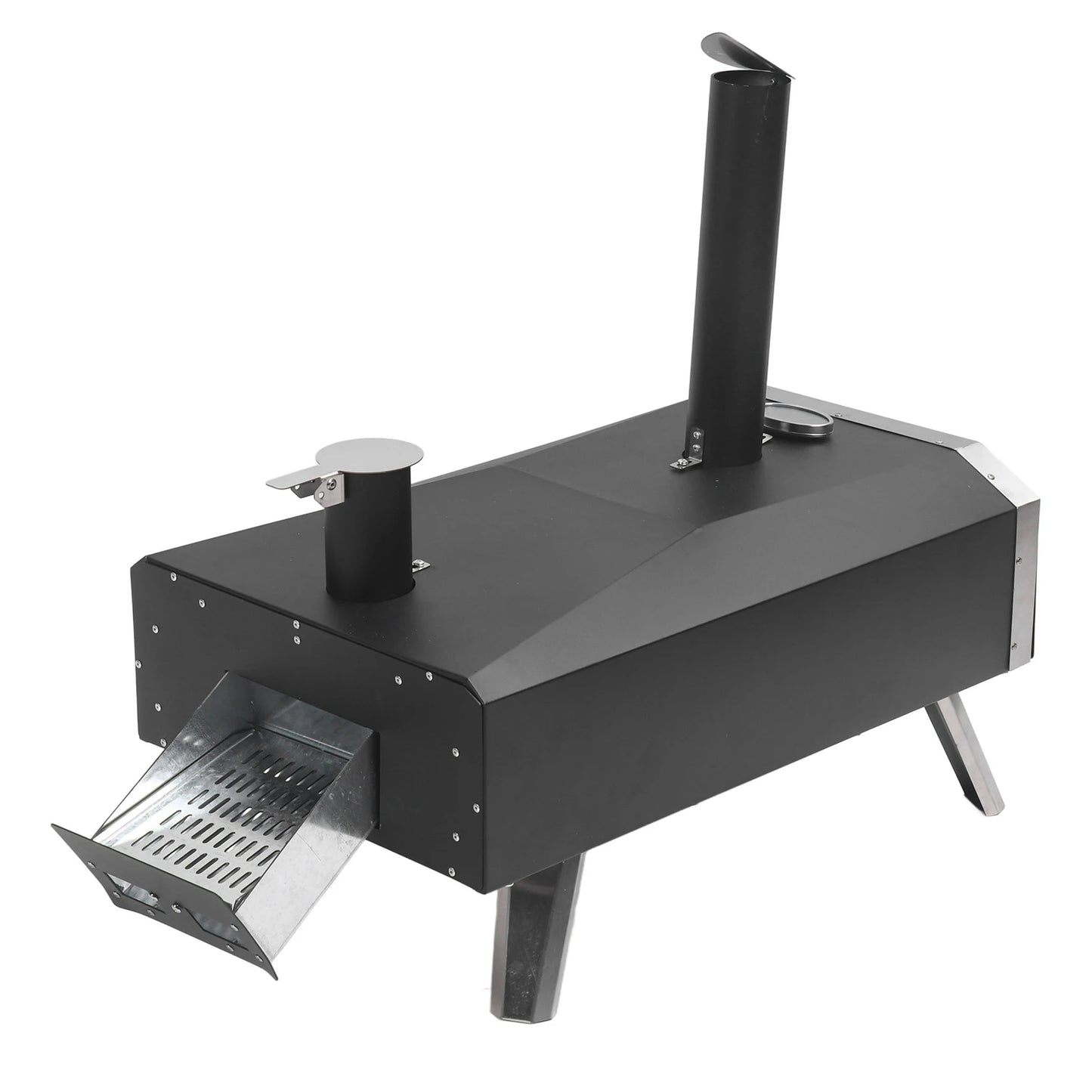 Romellar Outdoor Pizza Oven Wood Fired Portable Steel