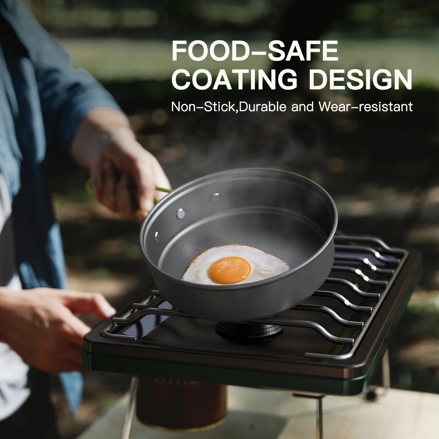 LIXADA Outdoor Cookware Tableware Set for 2 to 3 Camping