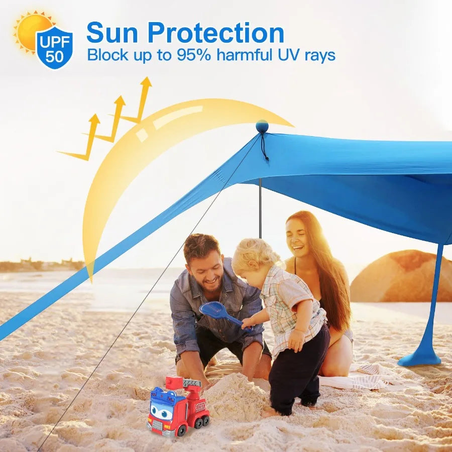 Beach Canopy Tent Sun Shelter UPF50 Outdoor Shade Ultra