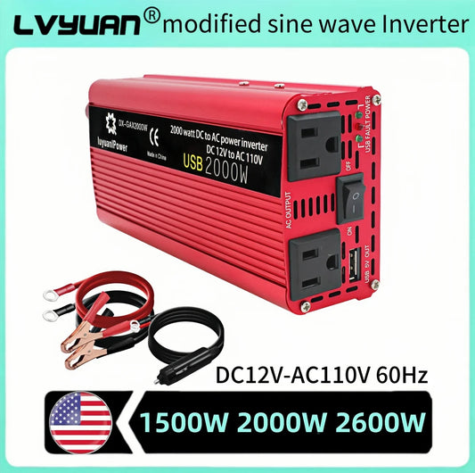 Foval DC To AC Inverter 1500W 2000W 2600W For Vehicles