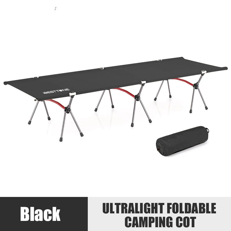 West Tune Camping Cot With Leg Extenders Ultralite Aluminum