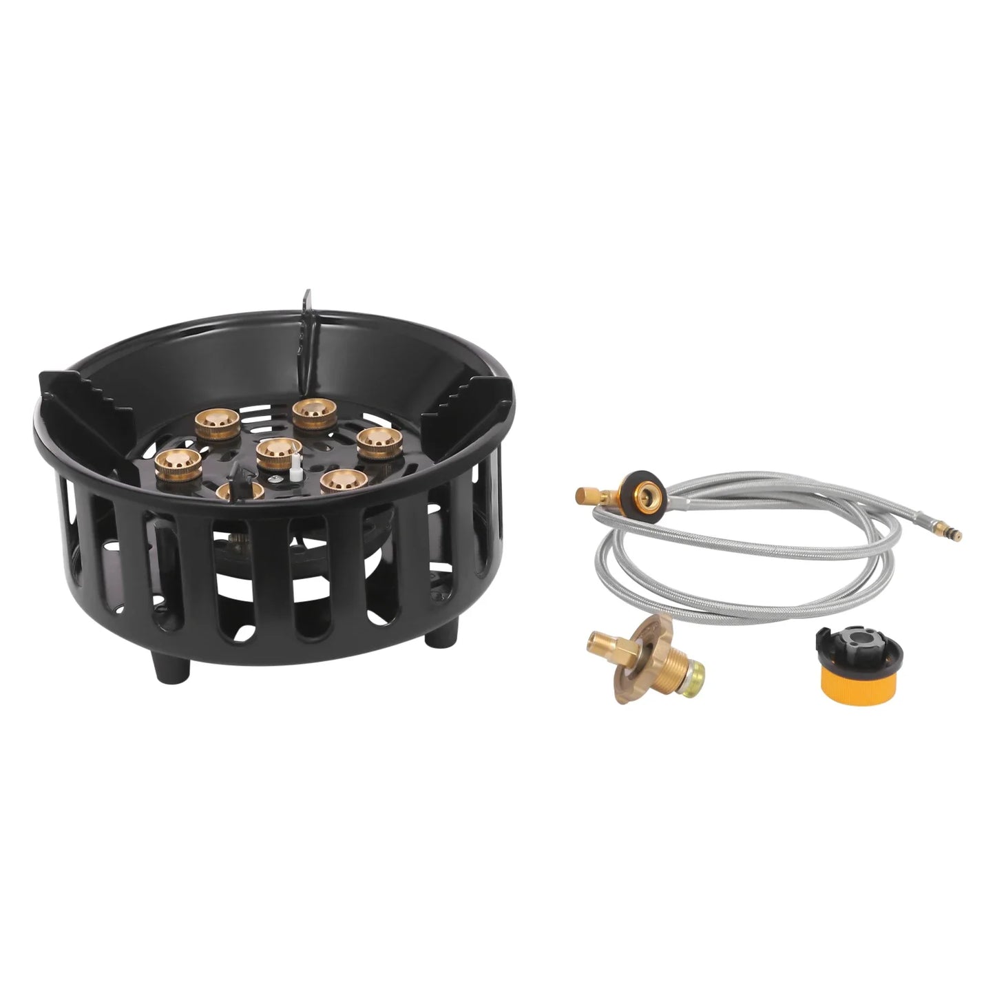 Portable Camping Gas Stove 21000W Windproof With Adapter