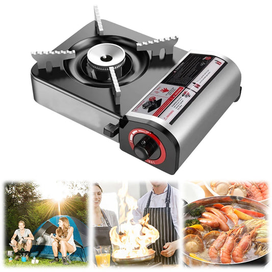 Shunmaii Portable Butane Camping Stove Adjustable Windproof