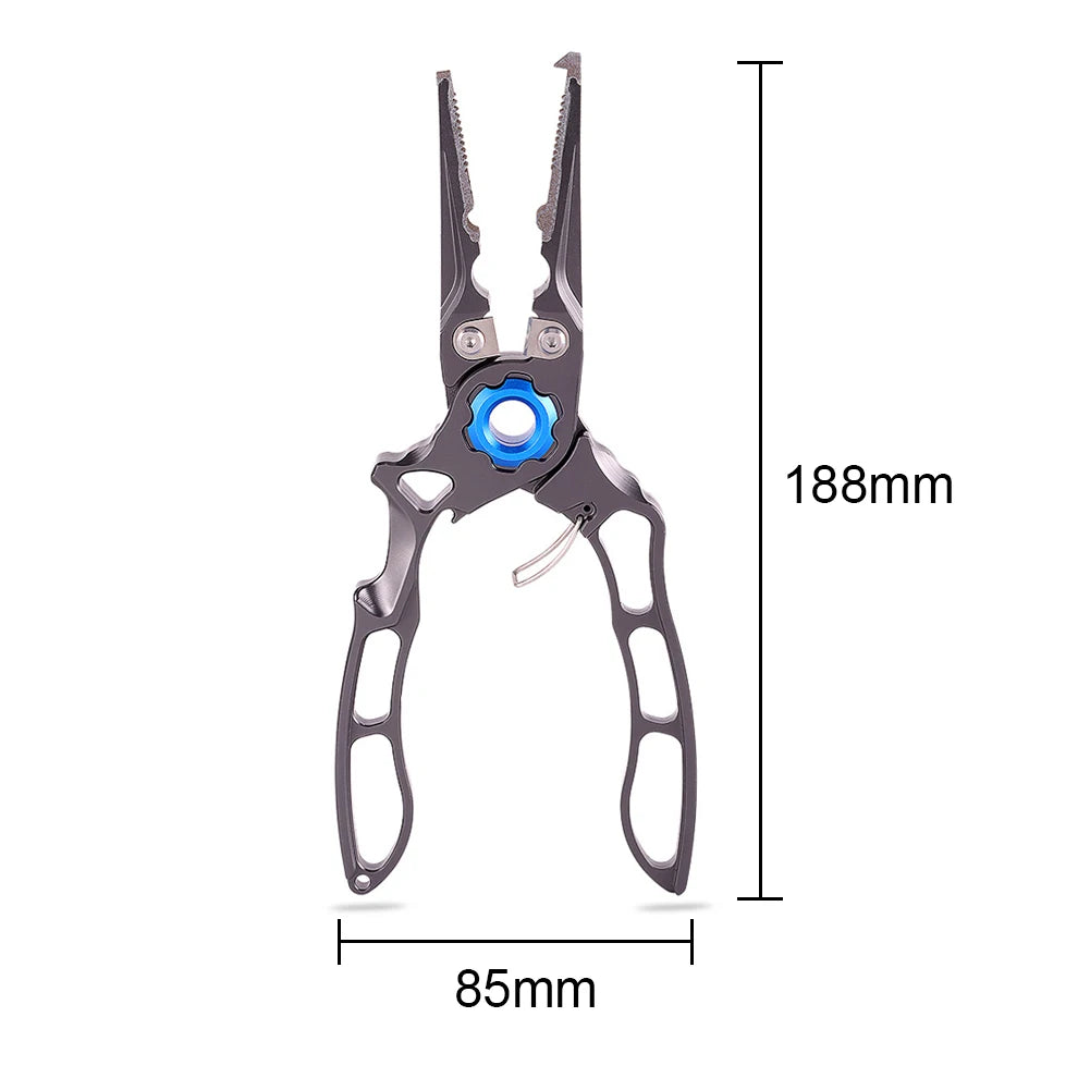 Fish Hook Remover Fishing Pliers Braid Line Cutter Tool