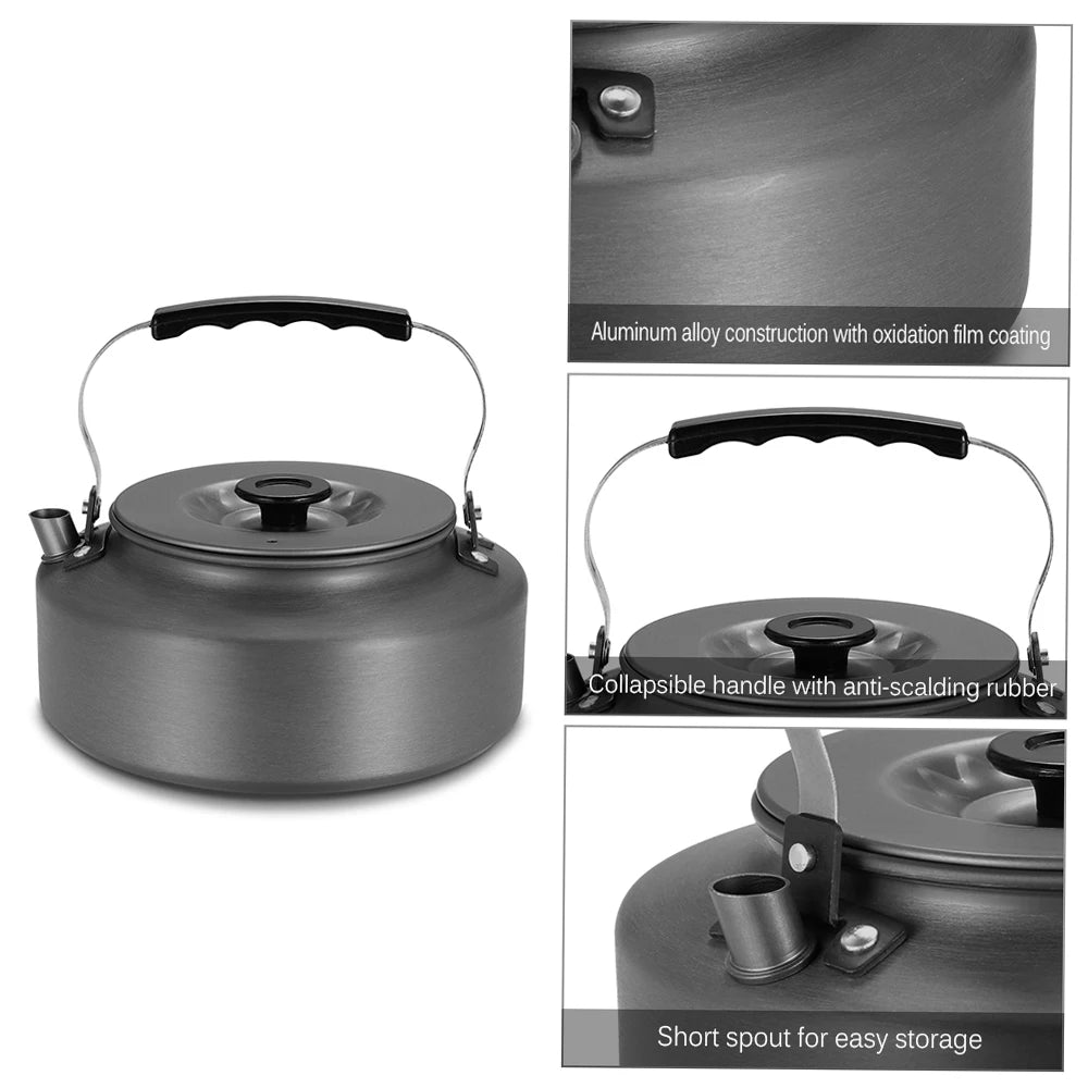 Can Hold Boiling Water Portable Aluminum Kettle For Camping