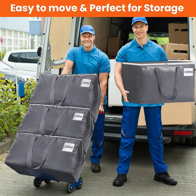 CN Shanghai Heavy Duty Moving Storage Bags With Zippers