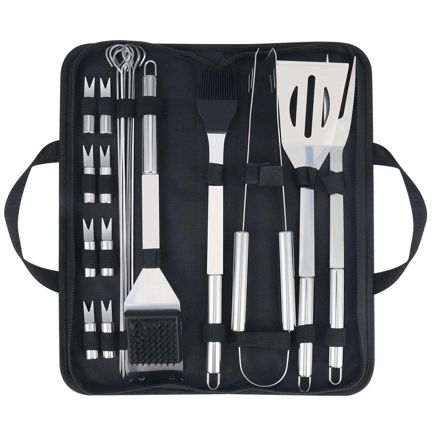 Guangdong CN Stainless Steel 20 Piece Barbecue Utensil Set