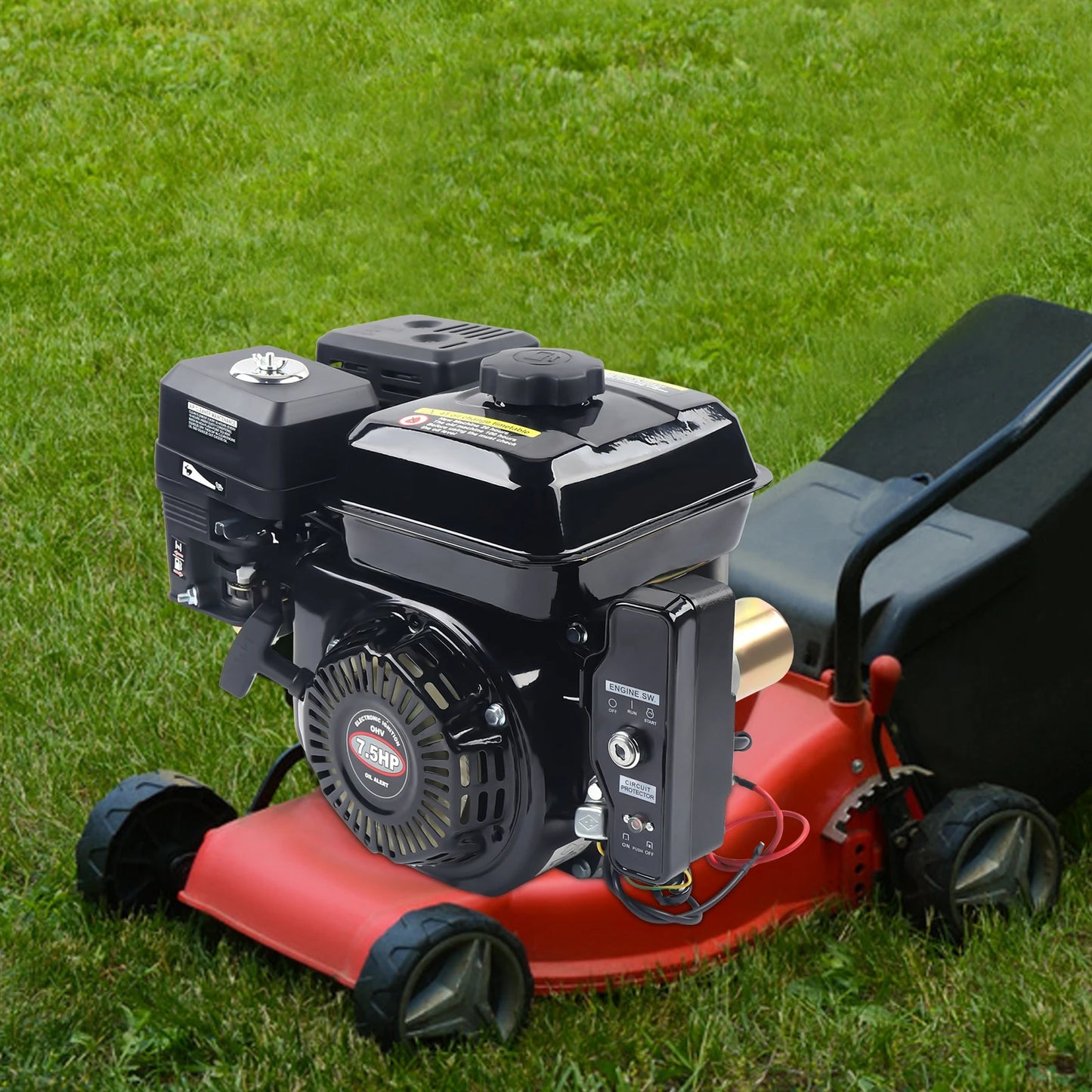 Hign-Concerned 7.5HP Gasoline Engine 210cc 3600RPM Silencer
