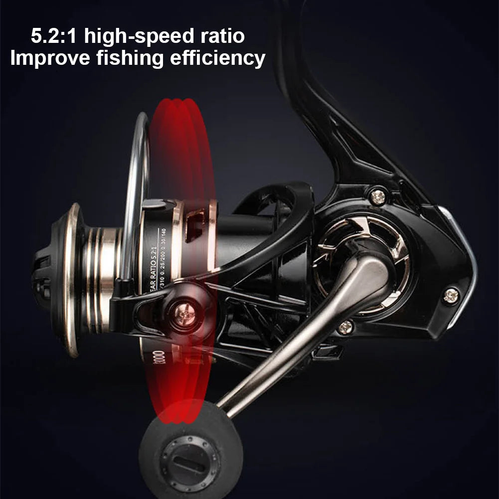 APWIKOGER All Metal Spinning Reel Spool Handle Carp Fishing