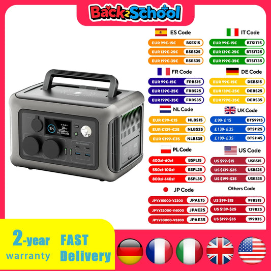 Allpowers R600 Portable Power Station 299Wh LiFePO4
