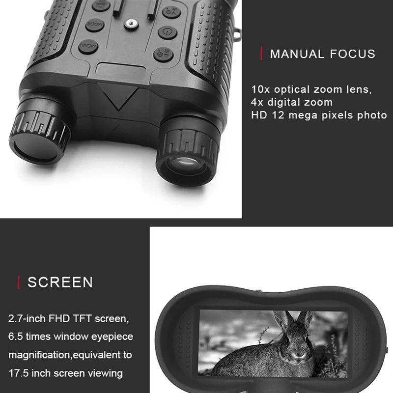 Tensdarcam NV8160 Night Vision Binoculars For Adults 8X