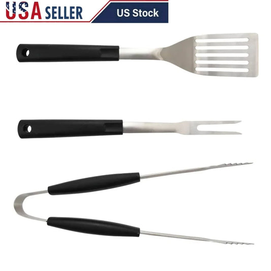 DUTRIEUX Three Piece Stainless Steel Grill Tool Set