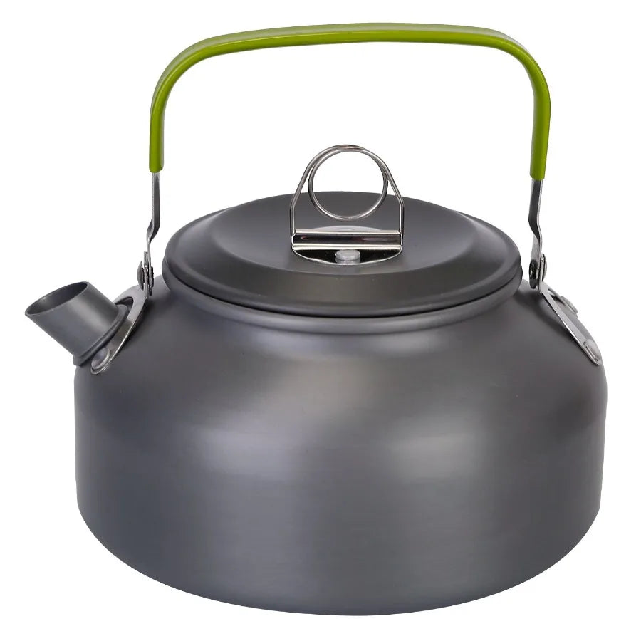Electric Camping Cookware Set Aluminum Pot Pans Kit